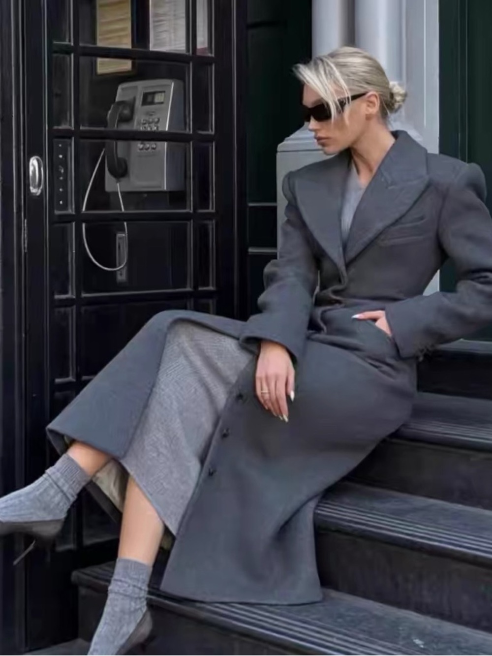 Helsa Italian Wool Blend Topcoat